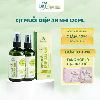 Xịt Muỗi Cho Bé Diệp An Nhi 120ml Phòng Chống Xua Đuổi Côn Trùng An Toàn Lành Tính Cho Cả Mẹ Và Bé - DK Pharma