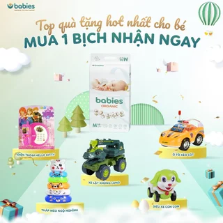 Bỉm dán, bỉm quần Babies Organic Việt Nam đủ size NB,S,M,L,XL,2XL,3XL