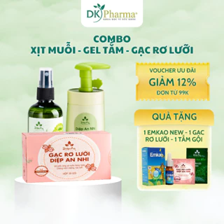 Combo mua 3 tặng 4 sản phẩm chăm sóc bé Diệp An Nhi - DK Pharma