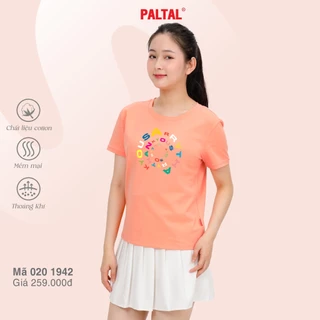 Áo thun tay ngắn form cơ bản cotton 020p 1942 chính hãng PALTAL