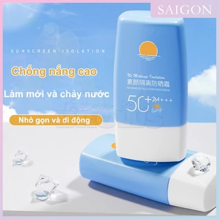 Kem chống tia UV 60ml SPF50+ PA+++ Mềm Mượt, Không Gây Nhờn Rít