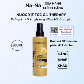 Nước dưỡng tóc tinh dầu Compliment 200ml (Nuôi dưỡng tóc, giảm gãy rụng, khô xơ, phục hồi tóc cho các mẹ sau sinh)