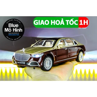 Xe mô hình sedan Mercedes Maybach S680 1:24 Nâu