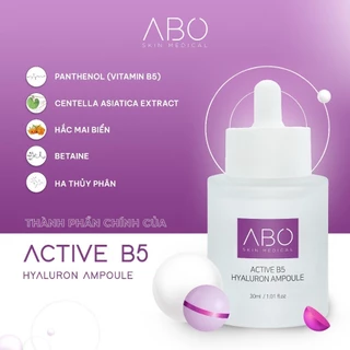 Serum Phục Hồi Cấp Nước Active B5 Hyaluron Ampoule ABO SKIN MEDICAL