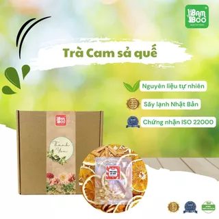 Trà Cam Sả Quế Bamboo - Bổ Phế, Giảm Ho, Ổn Định Đường Huyết, bổ sung Vitamin C, Giữ Ấm Cơ Thể