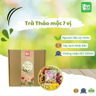 Trà Hoa Dưỡng nhan Đẹp Da 7 Vị Bamboo - Giảm Cân Thanh Nhiệt Giải Độc Dễ Ngủ, An Thần