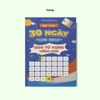 Sổ Tay 30 Ngày Ghi Nhớ 1200 Từ Vựng Tiếng Hàn