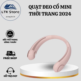 Quạt Đeo Cổ Không Cánh Thiết Kế Thời Trang Chân Sạc USB Tiện Lợi Mang Theo Sử Dụng ( LTK Store)