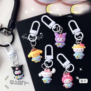 Móc khoá cài charrm Sanrio nhiều mẫu cute