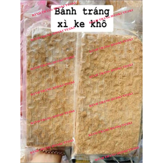 Sỉ 1 xâu 10 bịch bánh tráng xề ke khô đen cay sặc