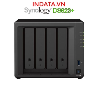 Ổ cứng mạng NAS Synology DiskStation DS923+ AMD Ryzen R1600, 4GB, 2x 1GbE, 4 bay, hàng chính hãng