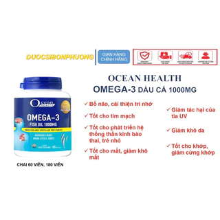 ✅ [Chính Hãng]Dầu cá#Omega 3,Bổ mắt,não, tim mạch,khớp,da