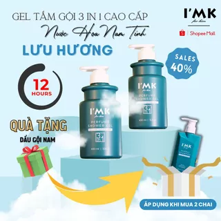 Sữa Tắm Nam I'MK Cao Cấp Nước Hoa 12 Giờ Lưu Hương Nam Tính Kết Hợp Sữa Ong Chúa và Muối Biển Sâu