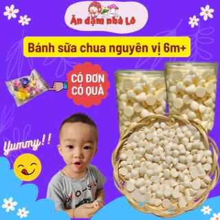 Bánh ăn dặm cho bé từ 6 tháng vị sữa chua handmade thơm ngon, giòn tan, bổ sung dinh dưỡng