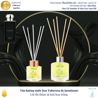 (50ml/125ml) Tuberosa de Jasminum - Tinh dầu khuếch tán, tinh dầu thơm phòng (Tán Hương) -Lời thì thầm từ loài hoa trắng