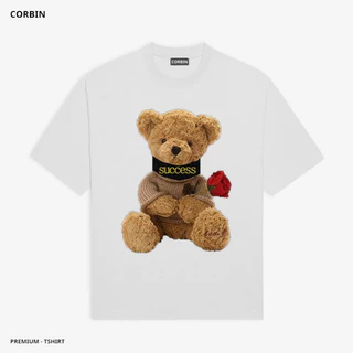 Áo Thun Local Brand Nam Nữ Unisex Tay Lỡ, Áo Phông Form Rộng Teen Cổ Tròn Oversize Cotton Màu Đen Trắng TEDDY2