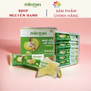 NGŨ CỐC LỢI SỮA MIN MIN CARE 38 VỊ HẠT [HỘP 25 GÓI]