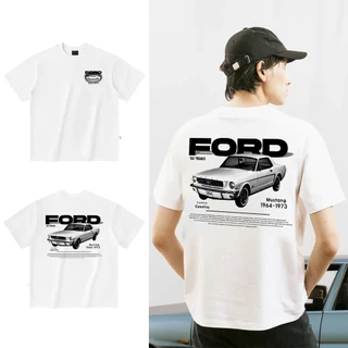 Áo Thun Nam Nữ form rông classic car FORD MUSTANG Cotton Cao Cấp T-Shirt Local Brand