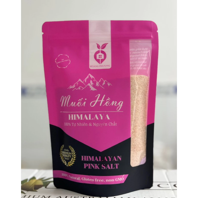 Muối hồng Himalaya (dạng hạt mịn) - Tự nhiên, Tinh khiết, Giàu khoáng chất 1 kg