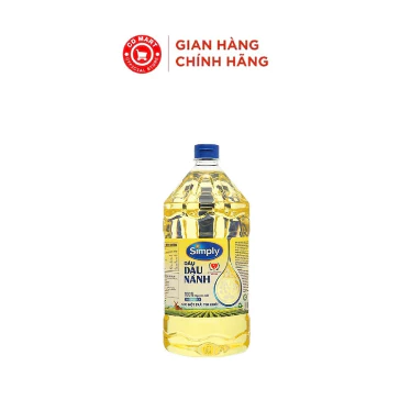 Dầu ăn đậu nành nguyên chất 100% Simply chai 2L