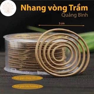 Nhang vòng Trầm, Nhang vòng Trầm Hương Quảng Nam xông nhà, hương thơm trầm hương dễ chịu đón tài lộc