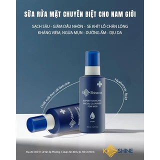 Sữa rửa mặt chăm sóc da KShinecos Expert dành cho nam