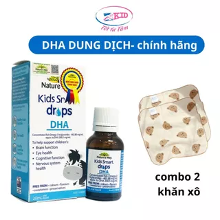 Nature's Way Kids Smart Drops DHA - Giúp hỗ trợ phát triển não bộ, thị lực cho bé  20ml