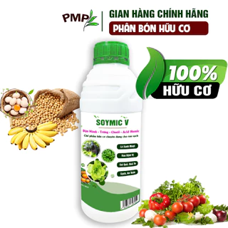 Dịch đậu tương trứng chuối Soymic V PMP Cho rau sạch, hoa, cây cảnh 1000ml