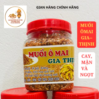 Lọ 150 gam Muối ômai Gia Thịnh, Phố cổ, full đầy tận nắp, chấm hoa quả siêu ngon, cay vừa, đặc sản Hà Nội