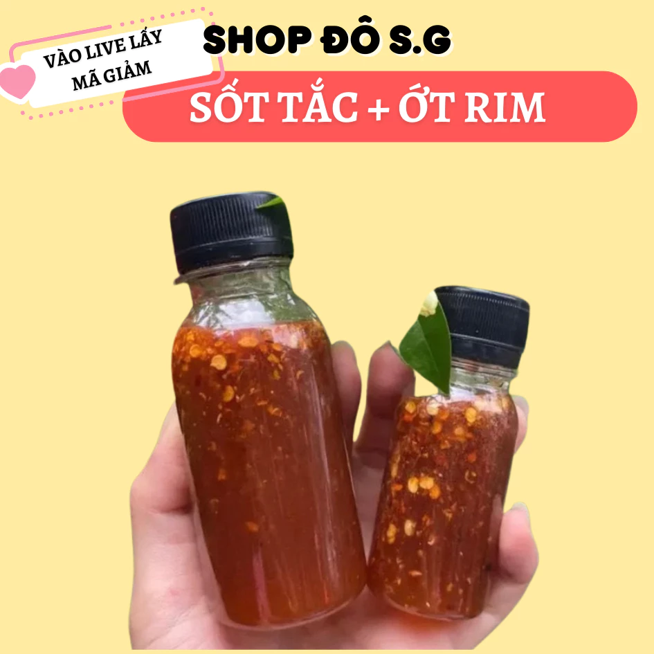 [live freeship]  Sốt Tắc & Ớt Rim   ❤️ Live freeship ❤️ Shop Bách Hoá sg