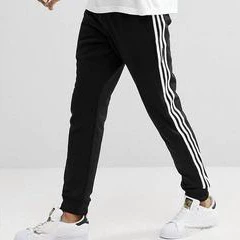 Quần jogger nam dài nỉ thể thao 3 sọc đen trắng hàng VN xuất khẩu