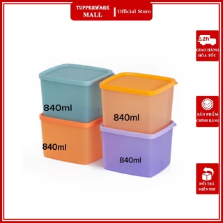 Bộ hộp Medium Square Round Gen I (4 hộp 840ml) - Tupperware Chính hãng, bảo hành trọn đời