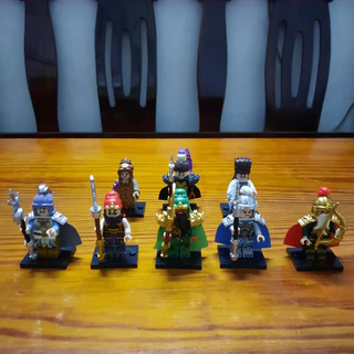 Mô hình mini figure Tam Quốc bản đẹp không box (set 1) - Tặng kèm tấm đế trưng bày