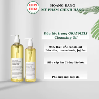 DẦU TẨY TRANG HOA CẢI GRAYMELIN VINTAGE - CANOLA CRAZY CLEANSING OIL 300ML