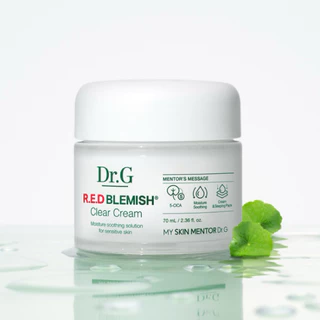 Kem Dưỡng Dr.G R.E.D Blemish Clear Soothing Cream Cấp Ẩm Và Phục Hồi Sâu Cho Da 70ml