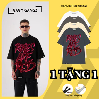 Áo Thun Unisex BABY GANGZ Premium 100% cotton, form rộng cổ tròn Basic Local Brand TREND - M115