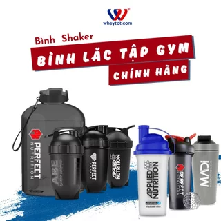 Bình shaker, bình lắc tập gym chính hãng