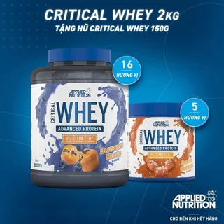 Applied Nutrition Critical Whey 2kg - bột whey protein nhập khẩu chính hãng Anh Quốc