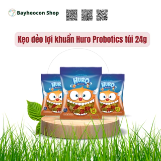 Kẹo dẻo lợi khuẩn Huro (24g) - bổ sung Probiotics hỗ trợ tiêu hoá, tăng đề kháng, bé ăn ngon