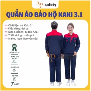 Quần áo bảo hộ AP30, quần áo bảo hộ cho kỹ sư, nhân viên kỹ thuật , áo kéo khóa.