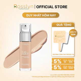 [HỎA TỐC 2H] Kem nền lâu trôi dạng lỏng L'Oreal Paris True match Blendable Foundation 30ml