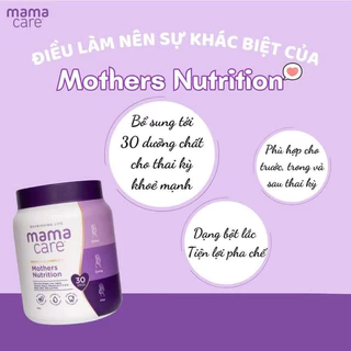 Sữa Bột Dinh Dưỡng Cho Mẹ Bầu Mama Care Mothers Nutrition - Sữa Dinh Dưỡng Cung Cấp Dưỡng Chất Trong Và Sau Thai Kì