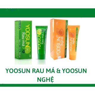 [MẪU MỚI] Kem Yoosun Rau Má & Nghệ Hỗ Trợ Ngăn Ngừa Mụn, Mẩn Ngứa, Dưỡng Da – Tuýp 25g