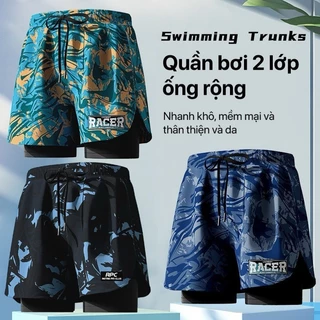 Quần Đùi Short Thể Thao Ngắn 2 Lớp Tập Gym Unisex Nam Nữ, Chạy Bộ, Bơi, nhập khẩu chính hãng YUKE