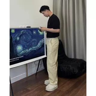 Quần kaki be vàng CANLI PANTS