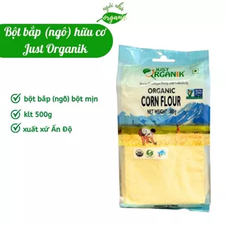 Bột bắp hữu cơ Just Organik 500g