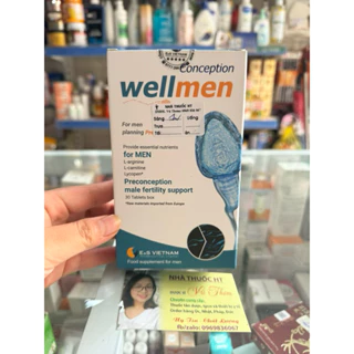 Wellmen Conception Bổ Tinh Trùng- Tăng chất lượng tinh trùng, cải thiện sức khỏe nam giới
