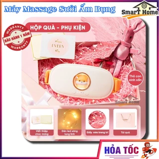 Đai Massage Chườm Nóng Giảm Đau Bụng Kinh M28 Có Hộp Quà Nhiều Chế Độ Mát Xa - Máy Massage Bụng Cao Cấp Quà Tặng Bạn Gái