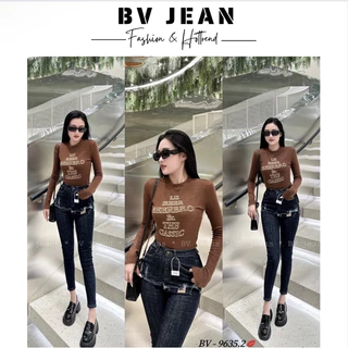 Quần Jean Ôm Rách Xước Đùi BV JEAN