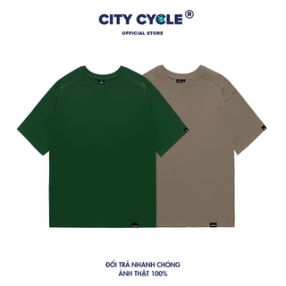 Áo thun local brand Premium Basic City Cycle phông trơn unisex cao cấp form rộng